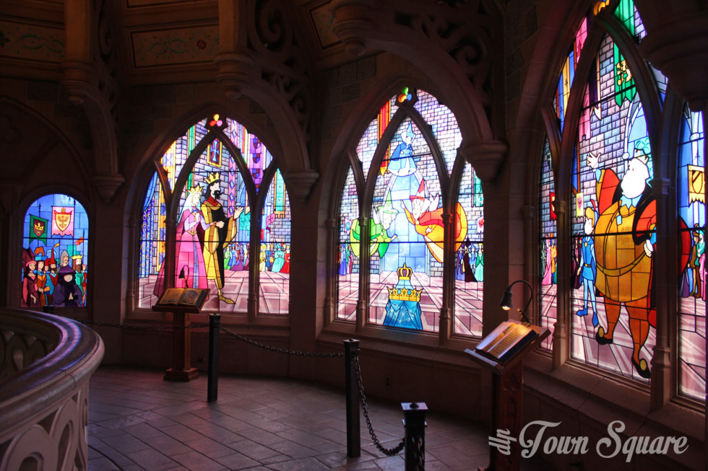 Stain glass window, Disneyland Paris Castle